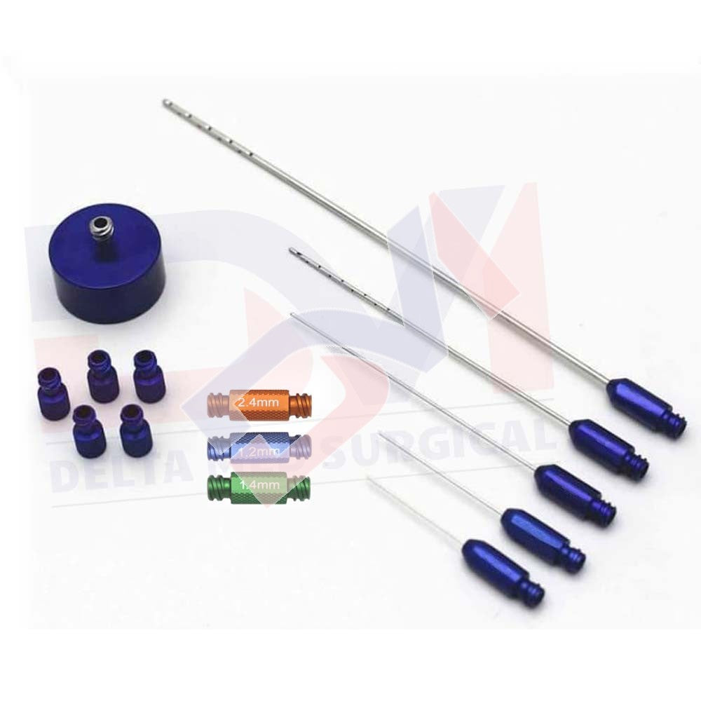 fat injection cannula set for chin cheek and jawline