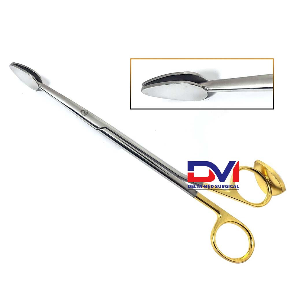 Trepsat facelift dissection scissors with TC insert