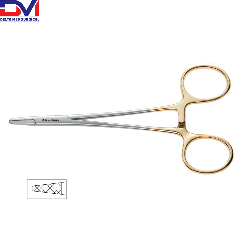 Derf Onyx Needle Holder, 4-3/4 in (12cm), 4000 Jaw