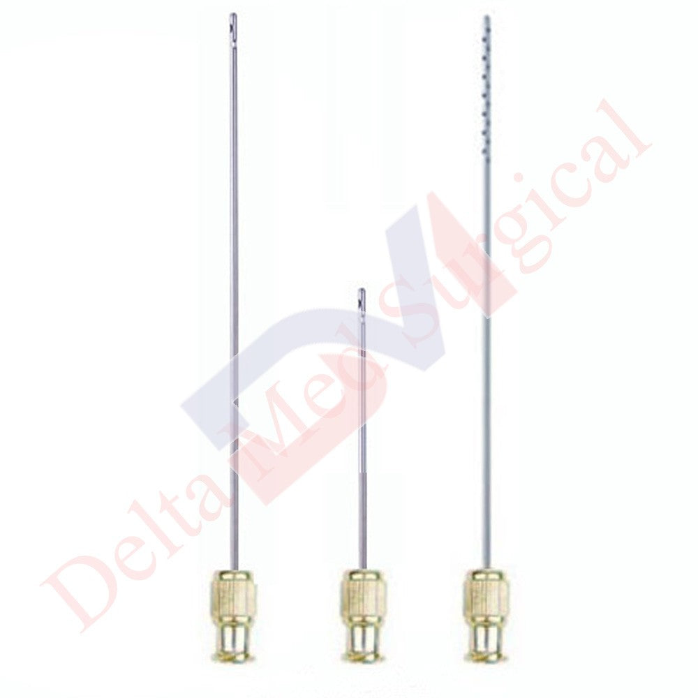 LIPOSUCTION CANNULA SET FOR FACE WITH LUER LOCK