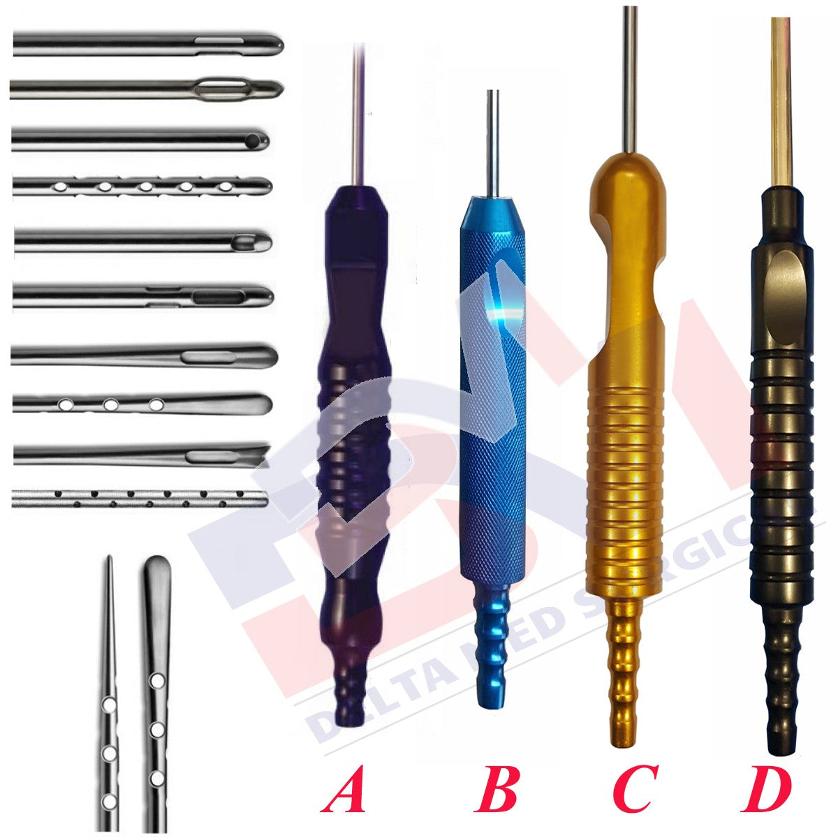Schwarcz Facelift Infiltrator Cannula With One Piece Handle