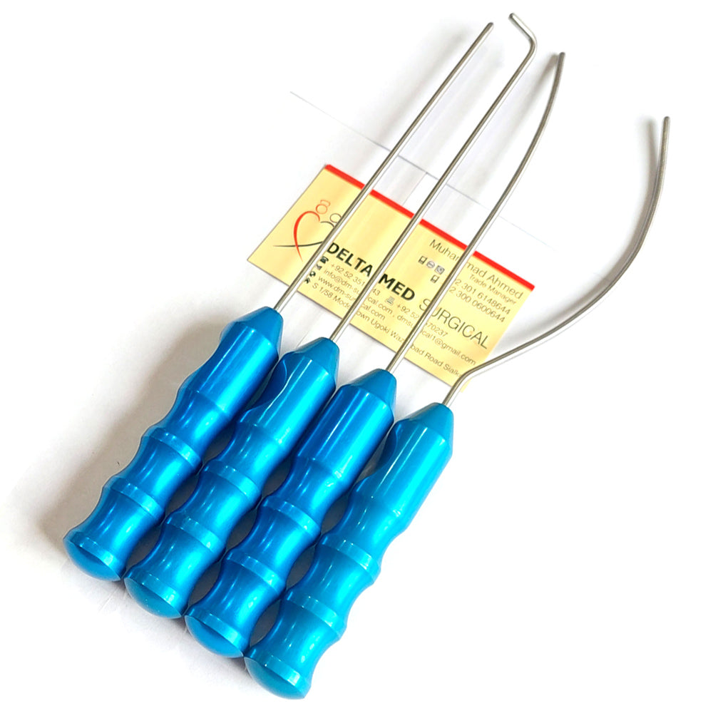 Facelift Gliding Brow Lift Forehead Plastic Surgery Surgical Instruments Set 4pc