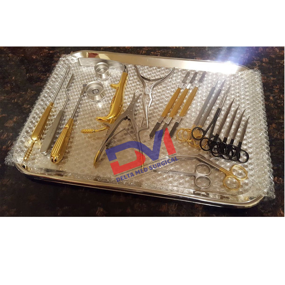 Plastic Surgery Face Lift Browlift Breast Retractor Forceps Rasp Scissors German