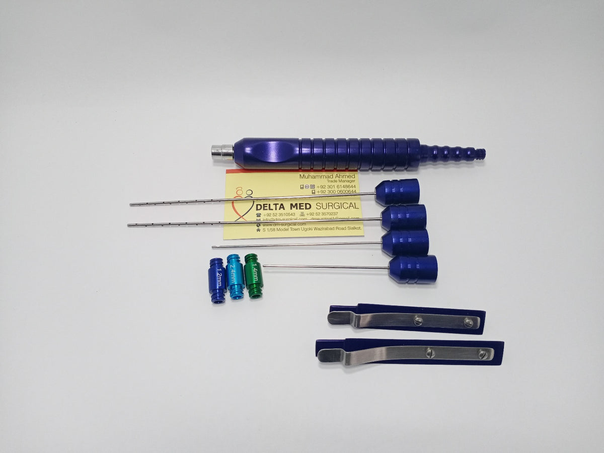 Facial Liposuction Cannulas Set With Super Lure Lock Set Of 10 Pcs
