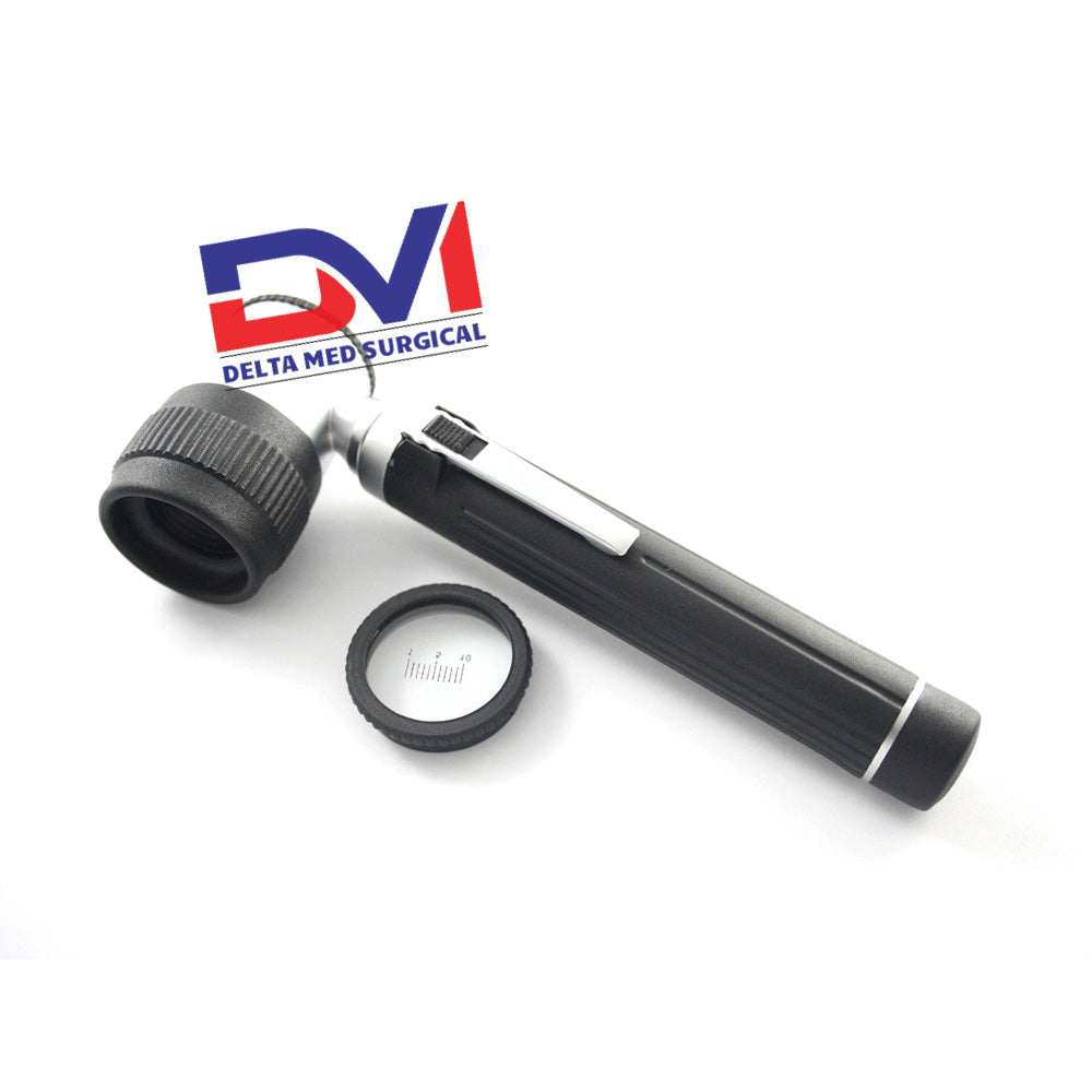 Dermatoscope Mini Black Plastic Handle