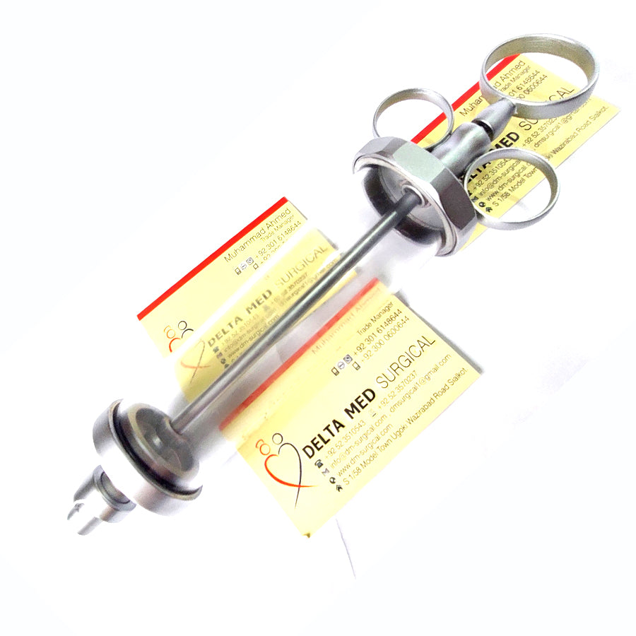 Janet GS Record Glass Syringe And Tommy Glass Syringe Spare Barrel With Locking Adapter