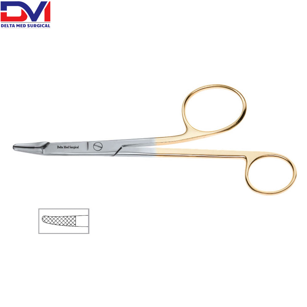 Gillies Onyx Needle Holder/Scissor Combination, 6-1/4 in (16cm), 4000 Jaw