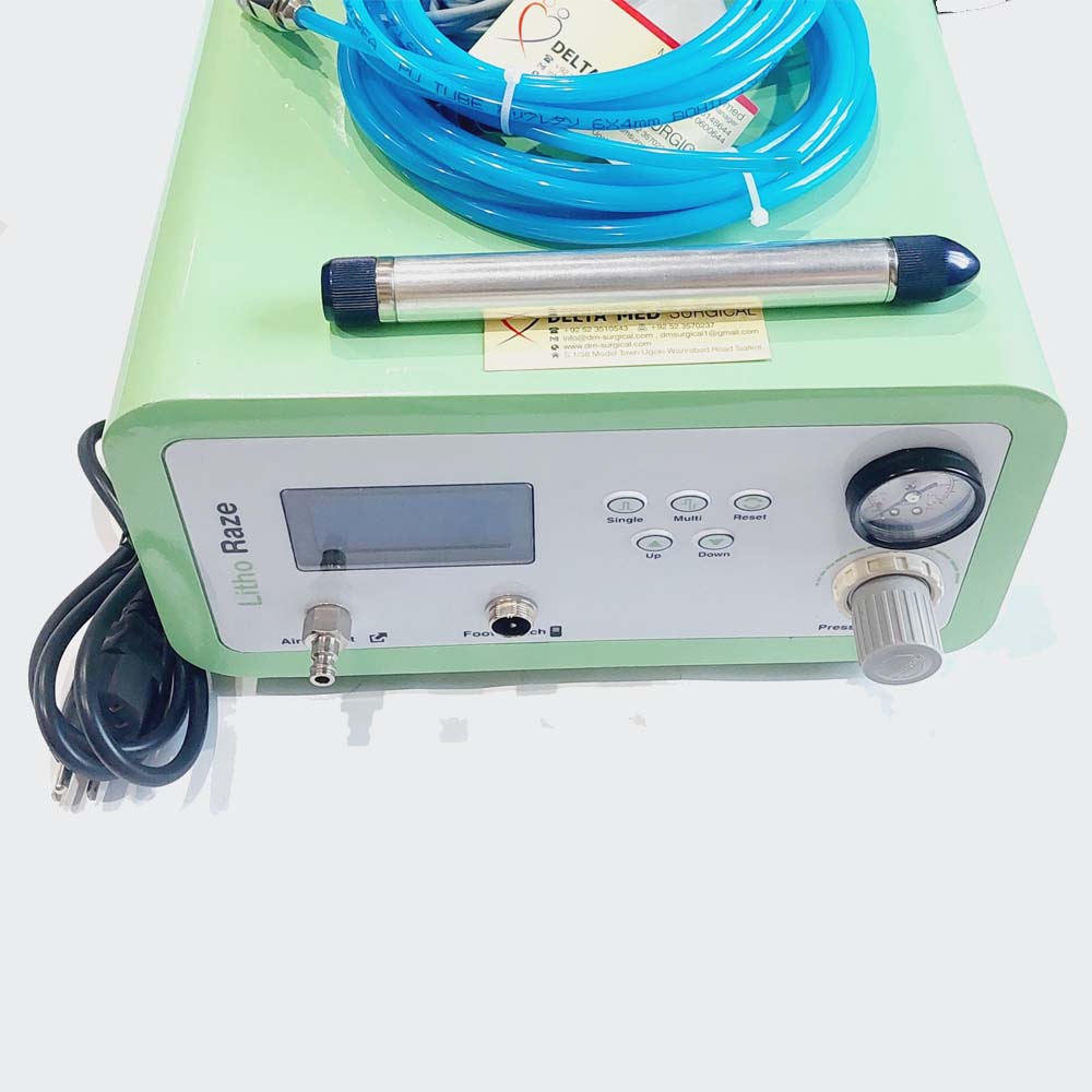 Delta Med Surgical Intracorporeal Pneumatic Lithotripsy handpiece with various fragmentation probes