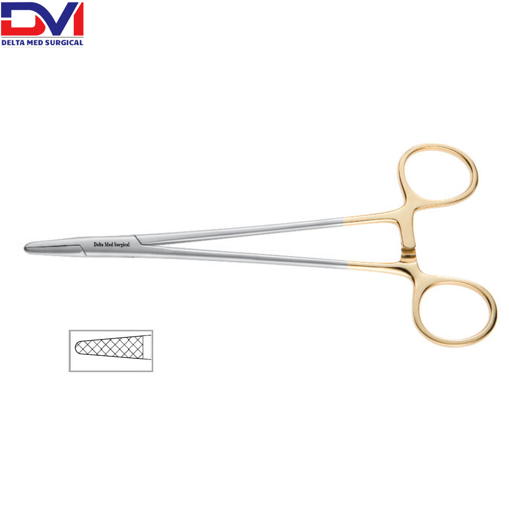 Baumgartner Onyx Needle Holder, 5-1/2 in (14cm), 4000 Jaw