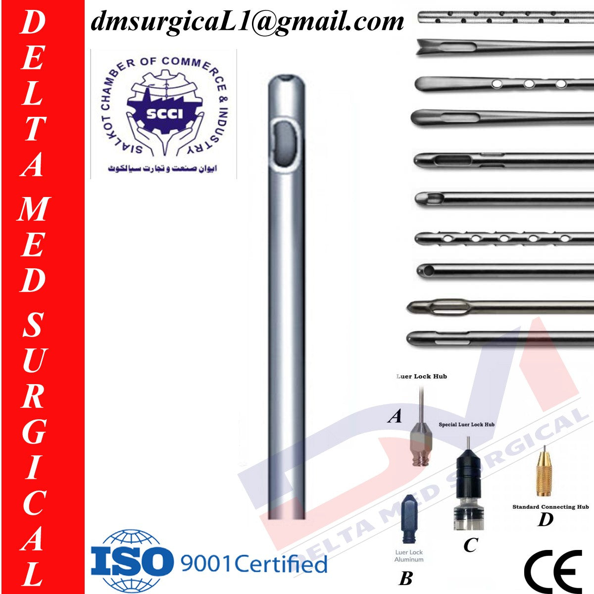 LIPOSUCTION CANNULA And ONE LATERAL HOLE AND POINT WITH HOLE