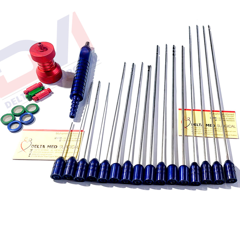 Top Breast Liposuction Cannula Set - Fat Injection & Harvesting Set for Breast