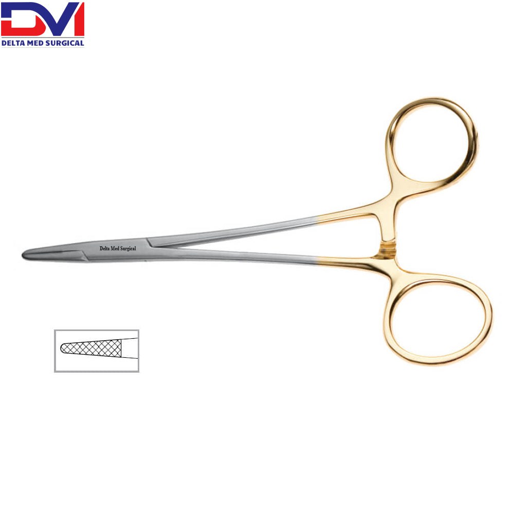 Neivert Offset Onyx Needle Holder, 5 in (12.5cm), 4000 Jaw
