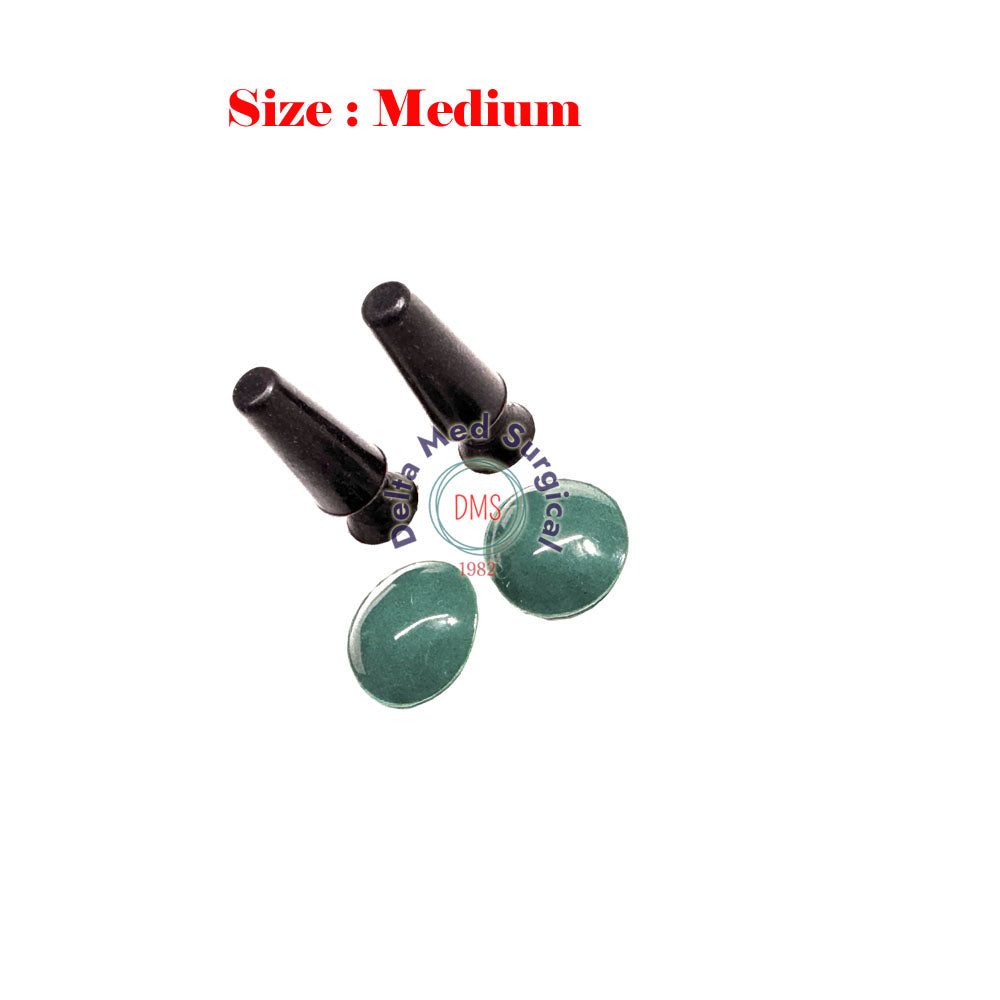 Silicone Corneal Eye Shield (Medium 18mm) – Reusable Ocular Sclera Protector