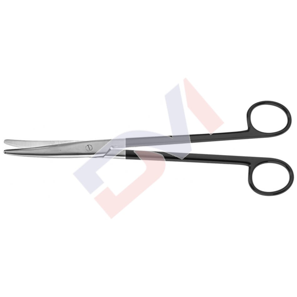 Mayo-Carroll Serrated Supercut Scissor, 9″(23cm), Curved