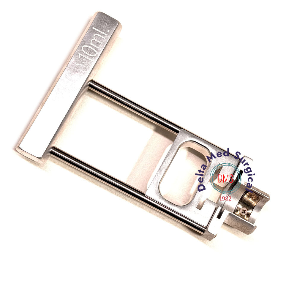 Stainless steel 10ml aspiration gun syringe holder for fine needle aspiration cytology