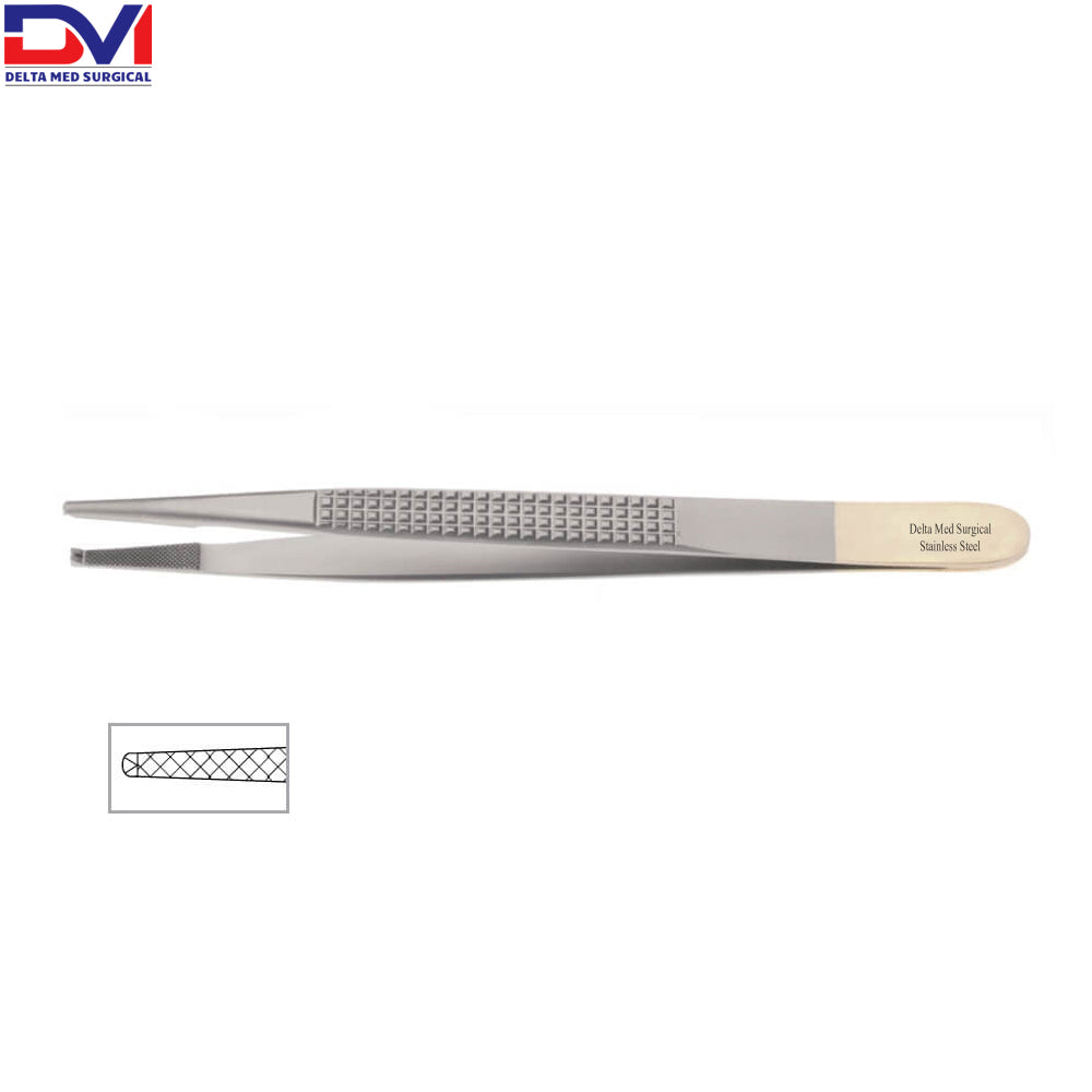 Bonney Onyx Forceps, 6-3/4 in (17cm), 1×2 Teeth, 2500 Jaw