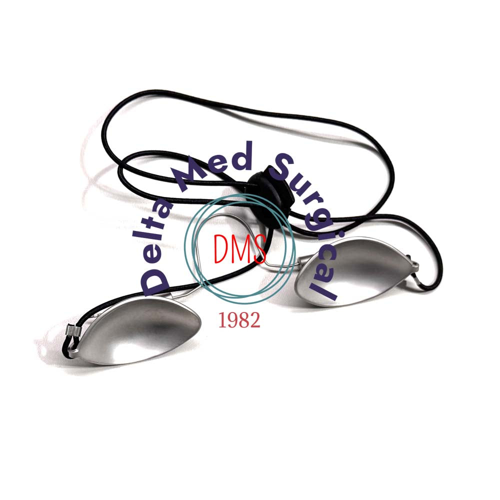 External ocular laser eye shield goggles