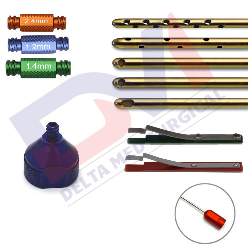 Facial Liposuction Cannula Set With Luer Lock