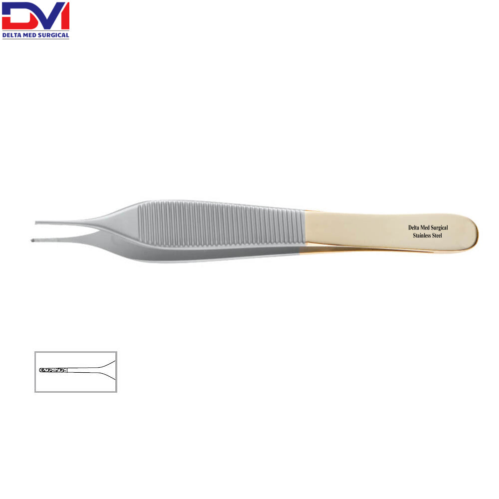 Micro 1x2 teeth Gorney-Adson Forceps - Diamond