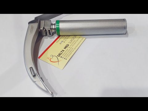 Conventional Macintosh Flexi-Tip Laryngoscope Set Of 1 Blade No 4 Battery Handle