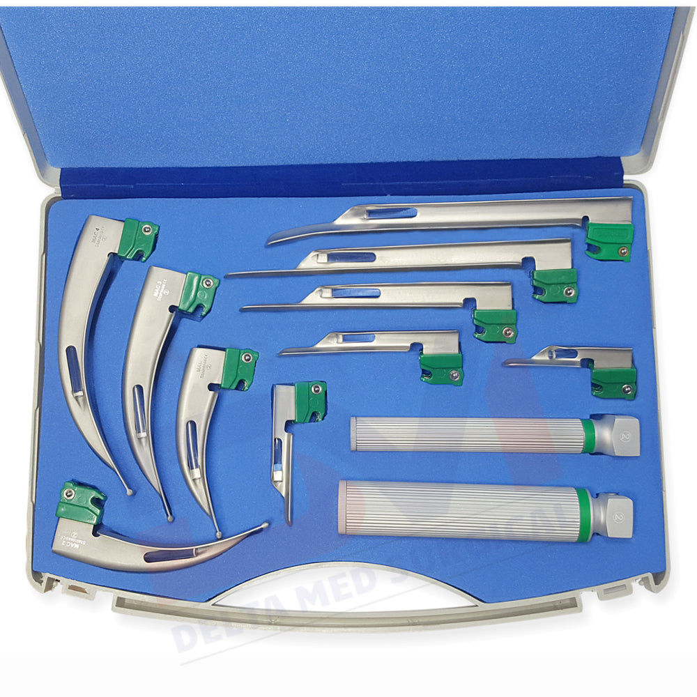 MACINTOSH / MILLER FIBER OPTIC DISPOSABLE LARYNGOSCOPE SET