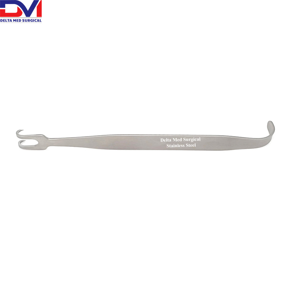 Nahai Rake Retractor, 7 in (18cm), 2-Prong, 3-4 in (19mm) Wide