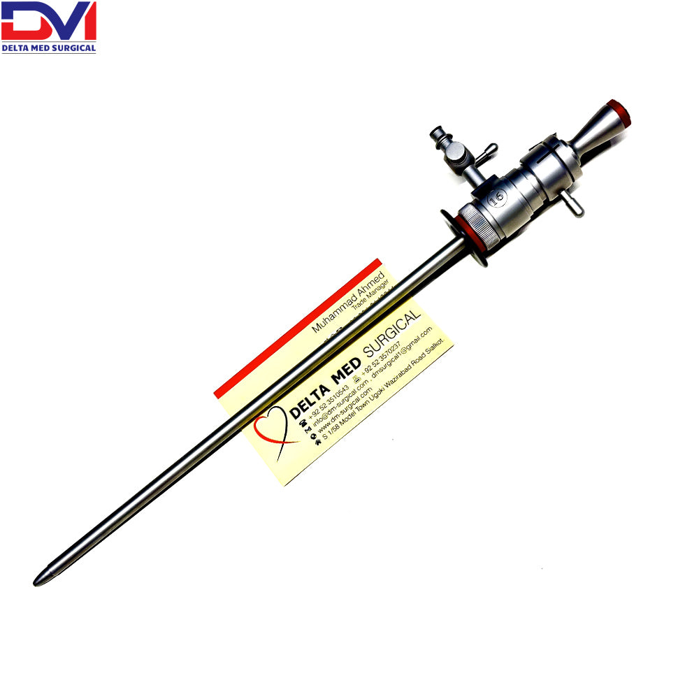 Delta Med Surgical 16 Fr Nephroscope Sheath with atraumatic tip and irrigation stopcock