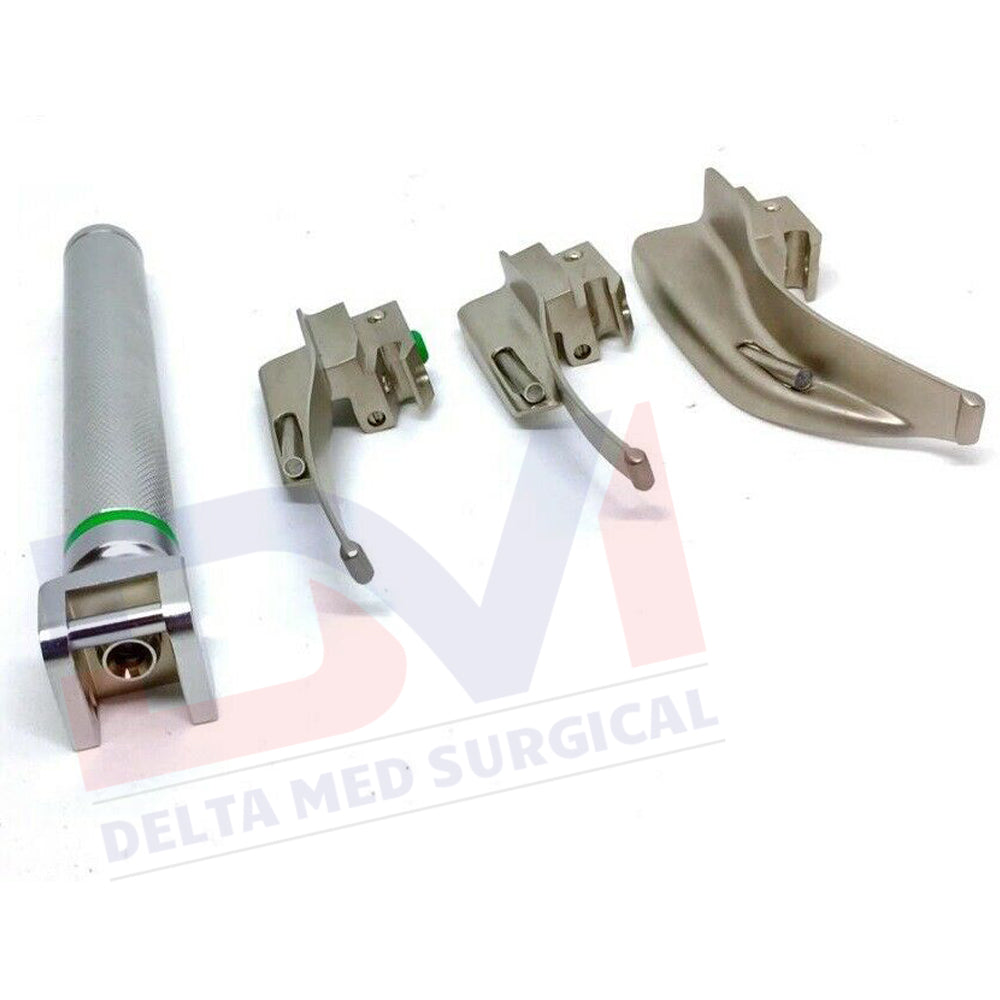 PEDIATRIC LARYNGOSCOPE MILLER FIBER OPTIC SET