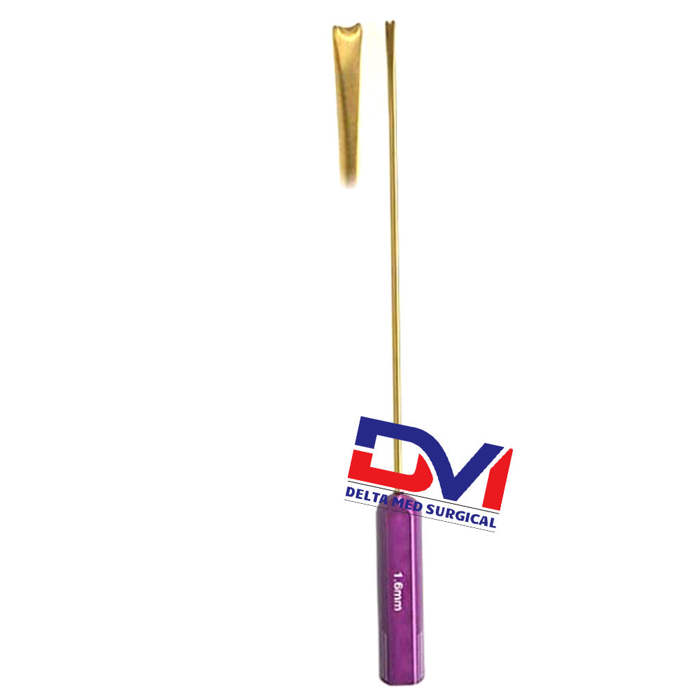 Portless V-Dissector Cannula 9CM Length 1.6MM Diameter