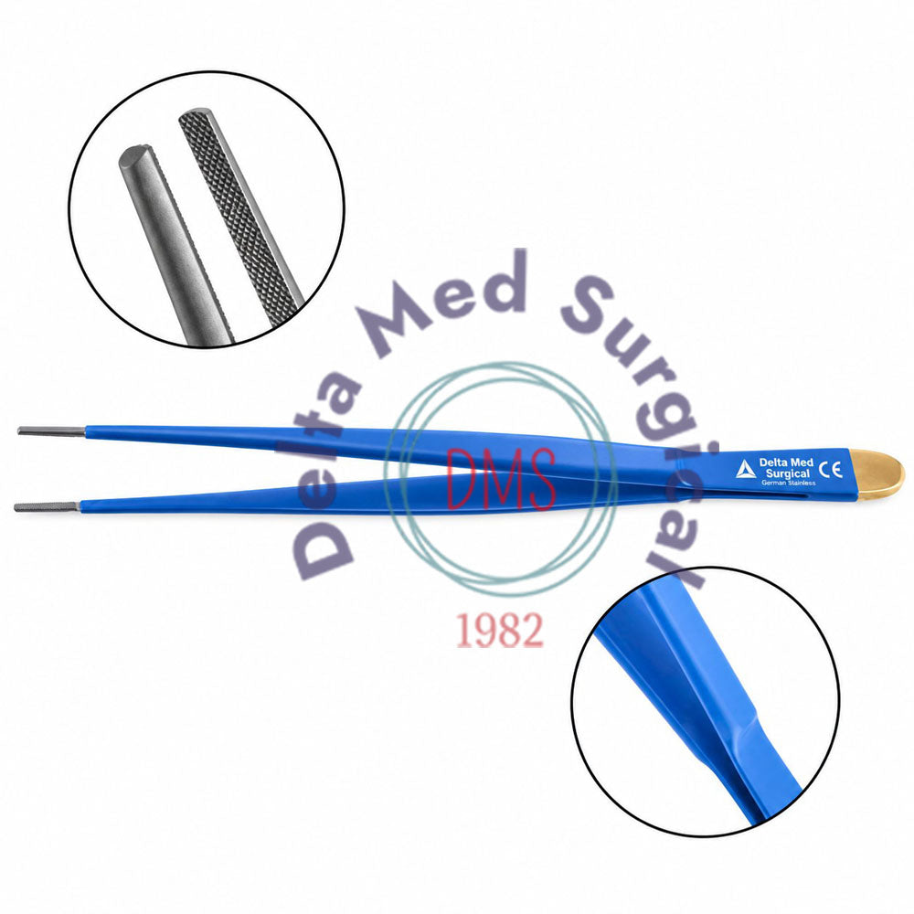 Potts-Smith Thumb Forceps with delicate serrated jaws