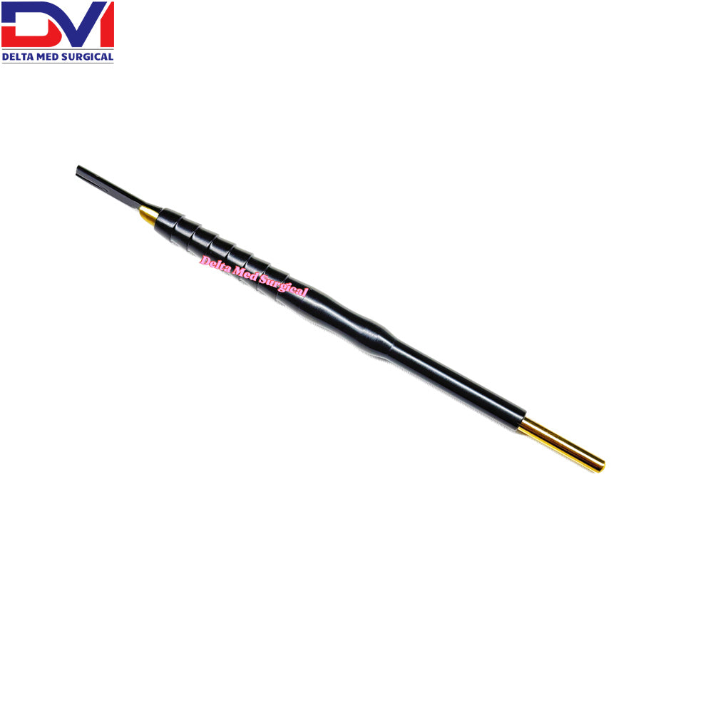 Self ejection push scalpel handle stainless steel surgical instrument