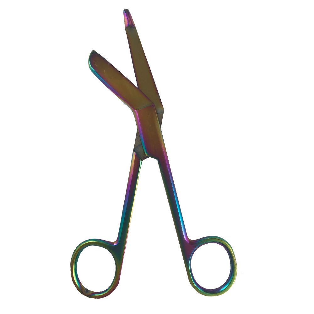 rainbow 5.5 lister bandage scissors titanium coated