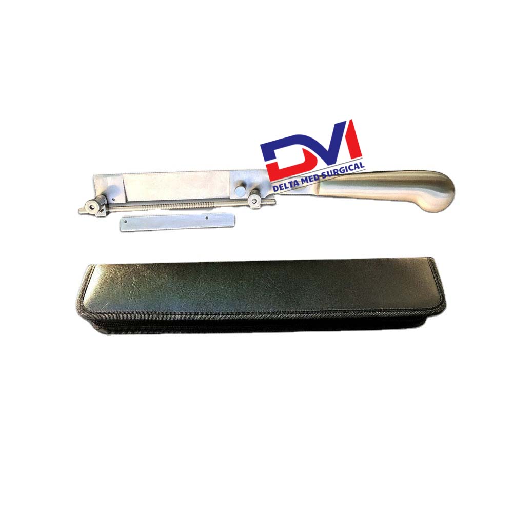 Schink Dermatome / Skin Graft Knife Adjustable from 0.1 to 2.0 mm