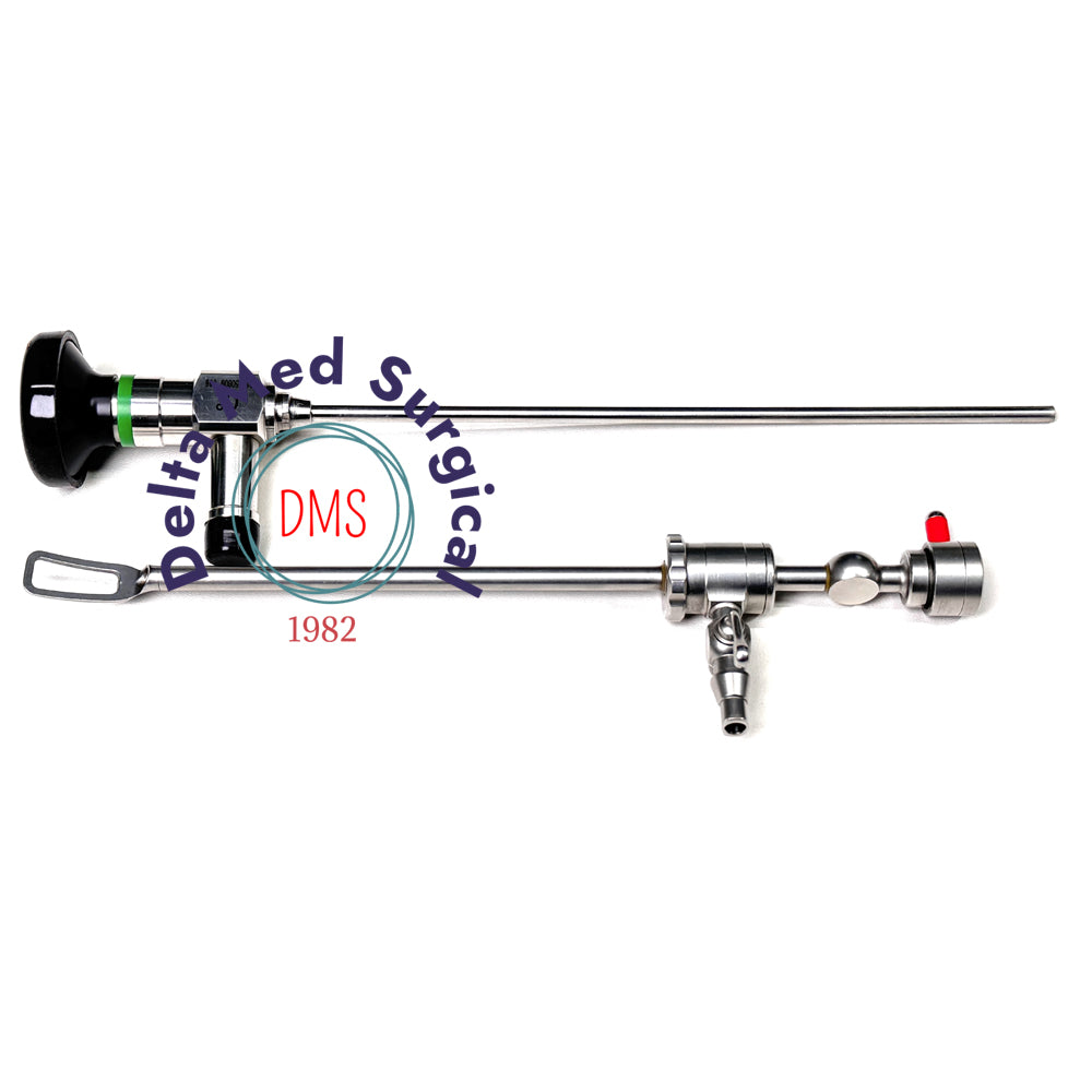 Upturned Endoscope Sheath with Hole for Brow Lift Surgery – Endoscopic Forehead Lift Instrument