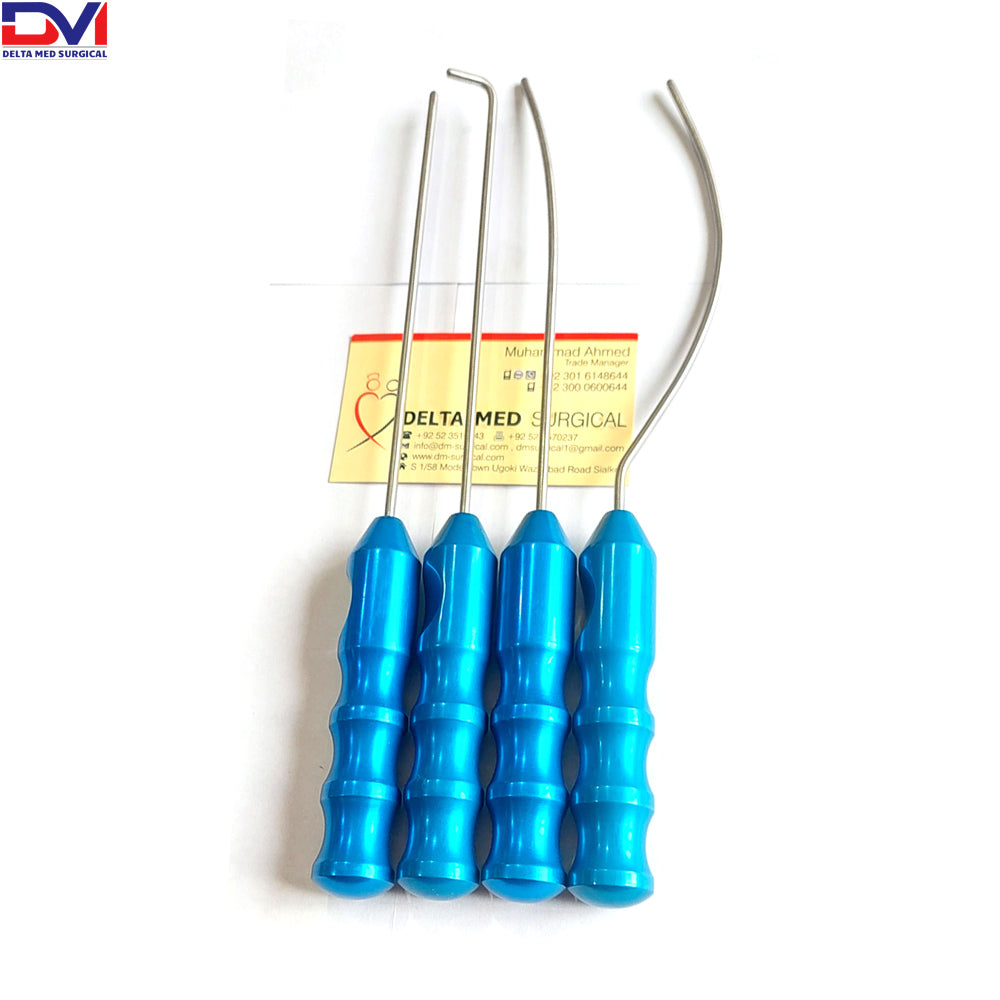 Facelift Gliding Brow Lift Forehead Plastic Surgery Surgical Instruments Set 4pc