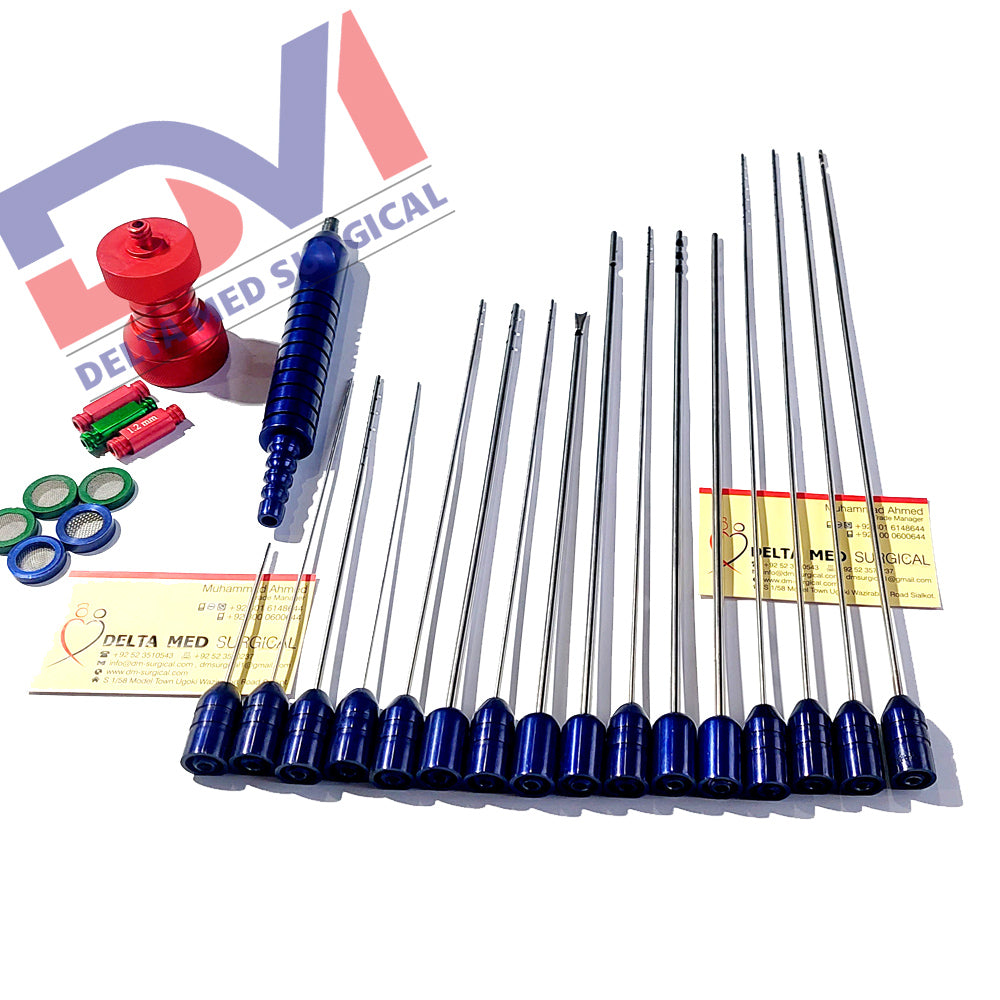 Top Breast Liposuction Cannula Set - Fat Injection & Harvesting Set for Breast