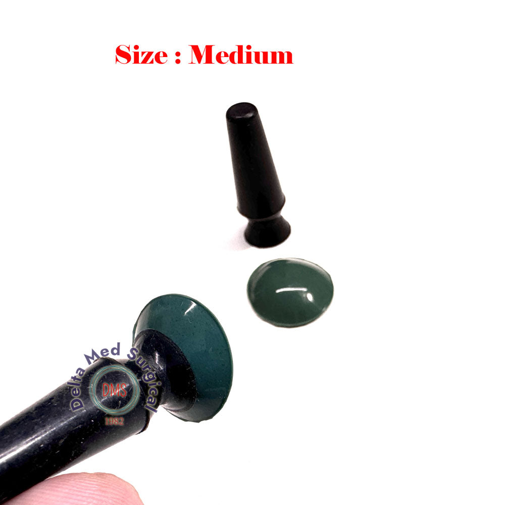 Silicone Corneal Eye Shield (Medium 18mm) – Reusable Ocular Sclera Protector