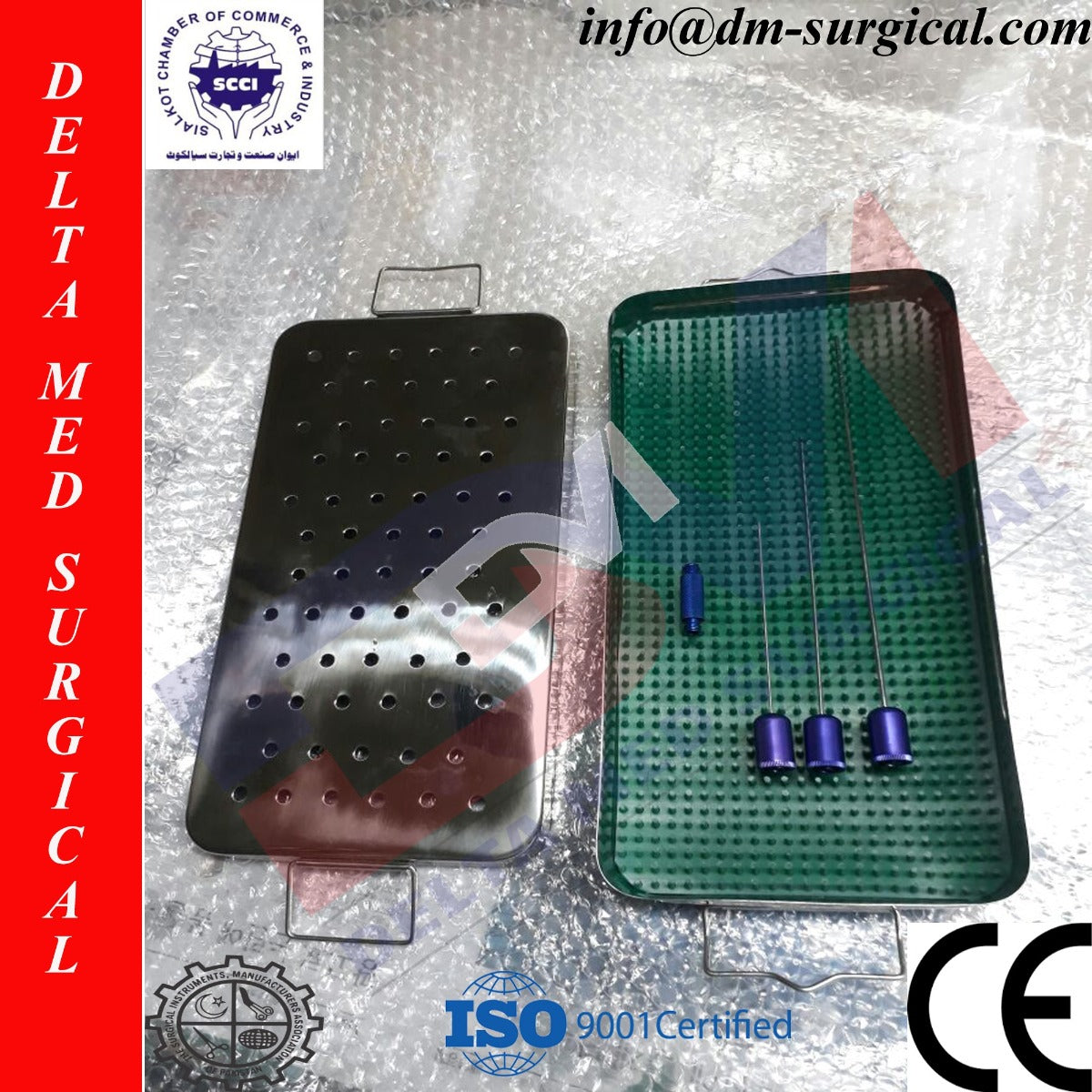 Super Luer Lock Liposuction Cannula Standard Autoclave Trays