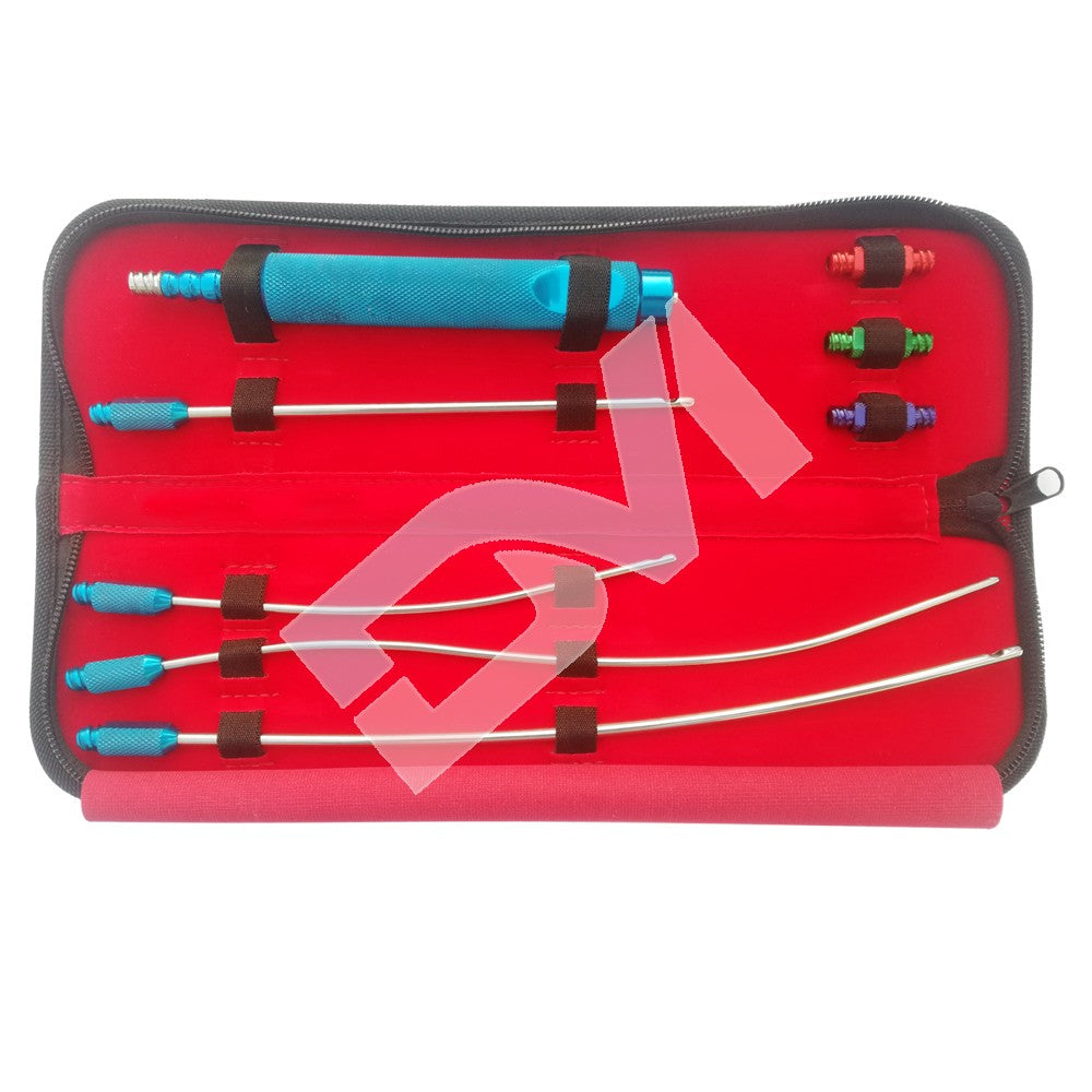 tumescent infiltration liposuction cannulas set