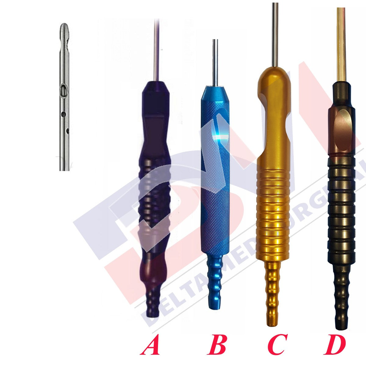 KOTZUR 9 Holes Liposuction Cannula With One Piece Handle