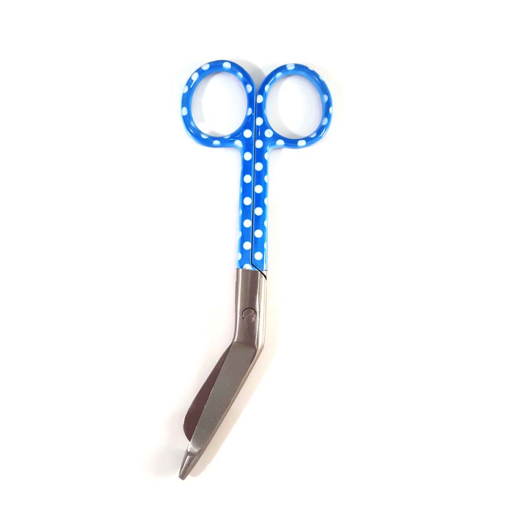 bandage scissors 14.5 cm dot pattern handle surgical instrument