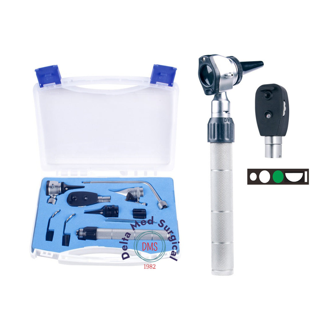 5 Aperture Diagnostic Otoscope & Ophthalmoscope Set