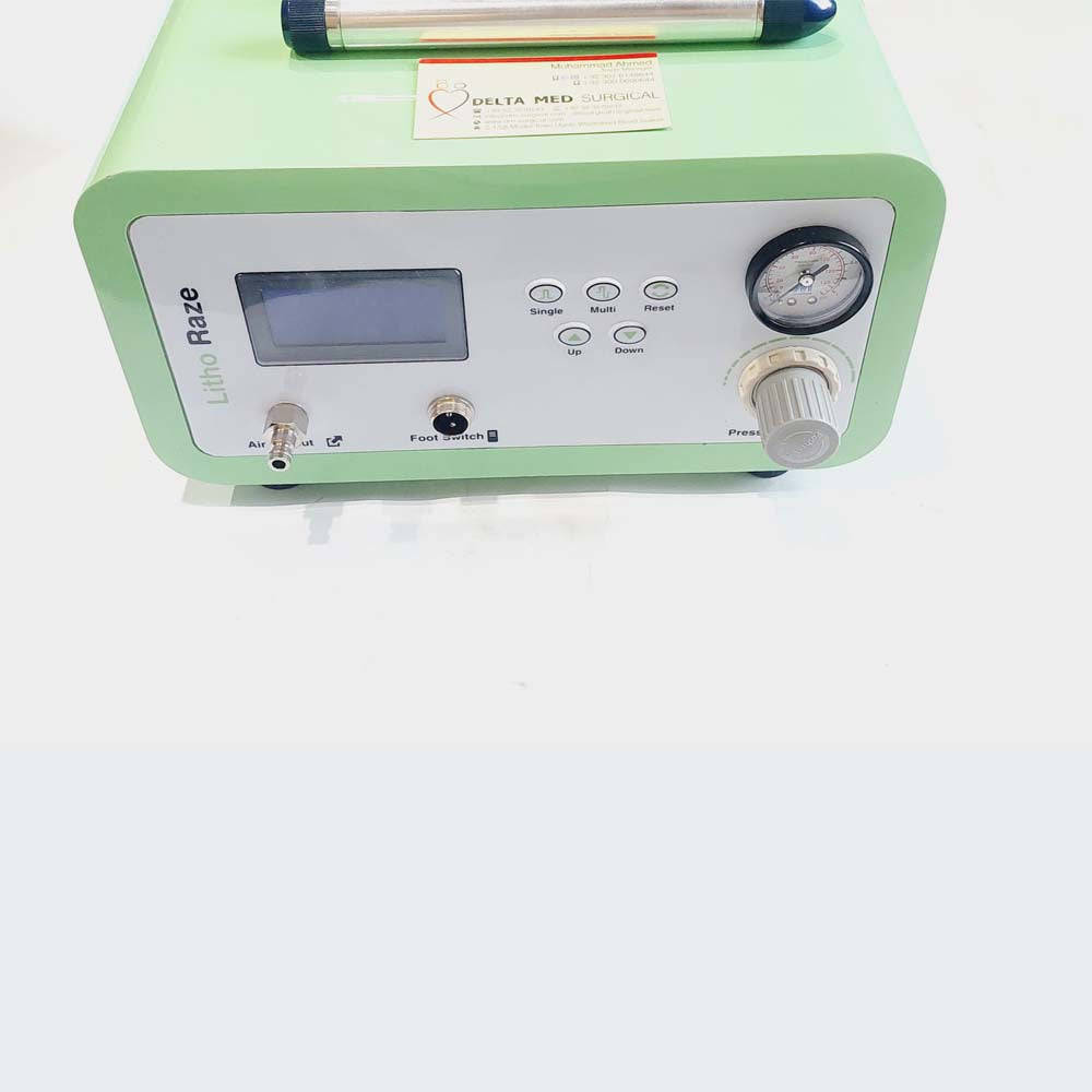 Delta Med Surgical Intracorporeal Pneumatic Lithotripsy handpiece with various fragmentation probes