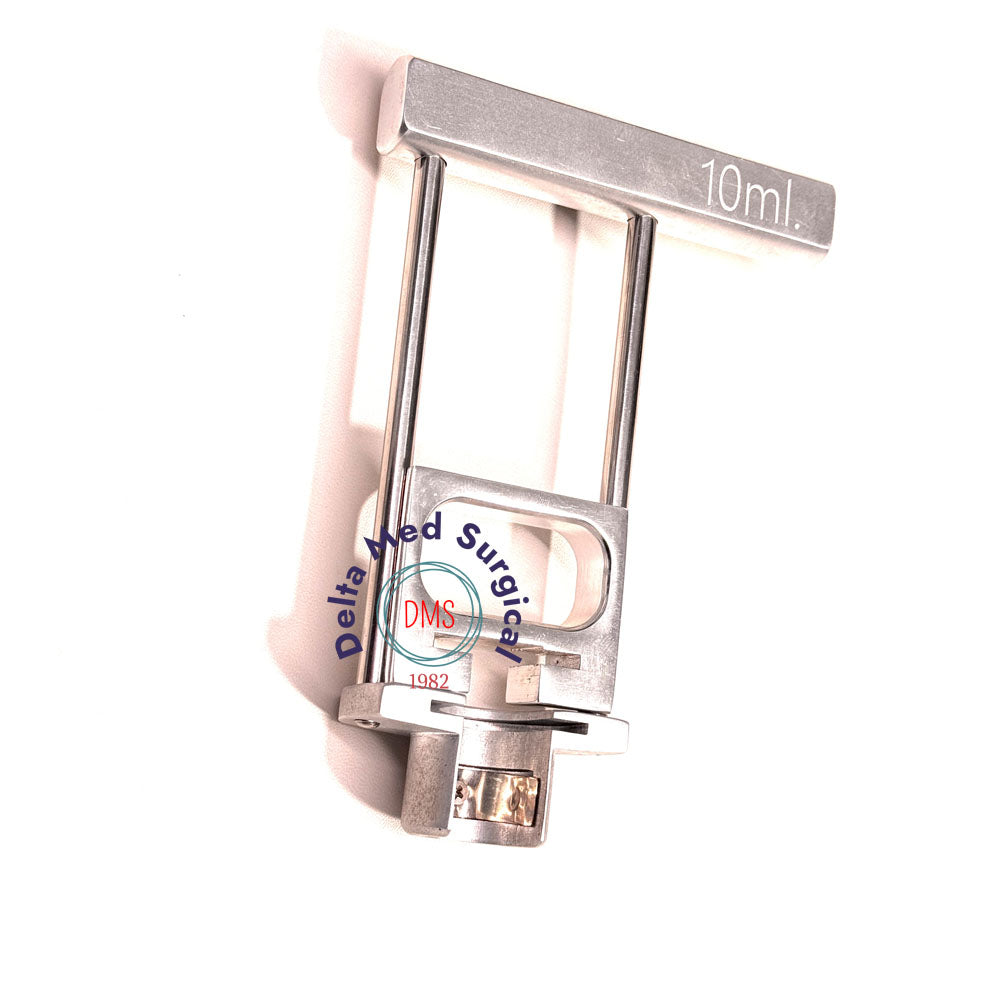 Stainless steel 10ml aspiration gun syringe holder for fine needle aspiration cytology