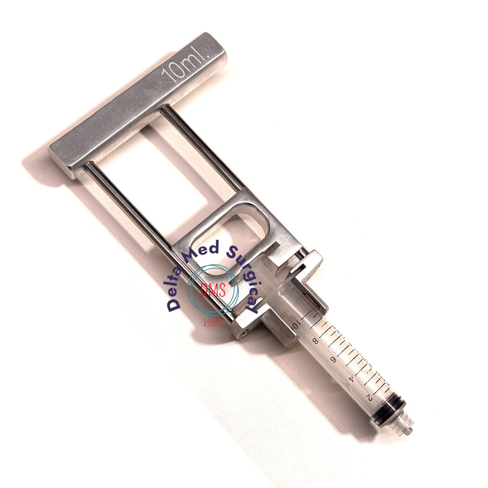 Stainless steel 10ml aspiration gun syringe holder for fine needle aspiration cytology