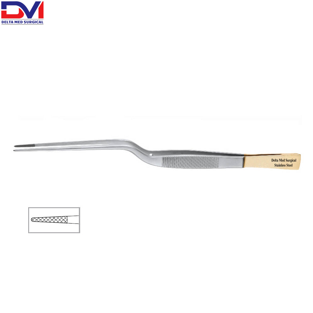 Cushing Bayonet Onyx Forceps, 4000 Jaw