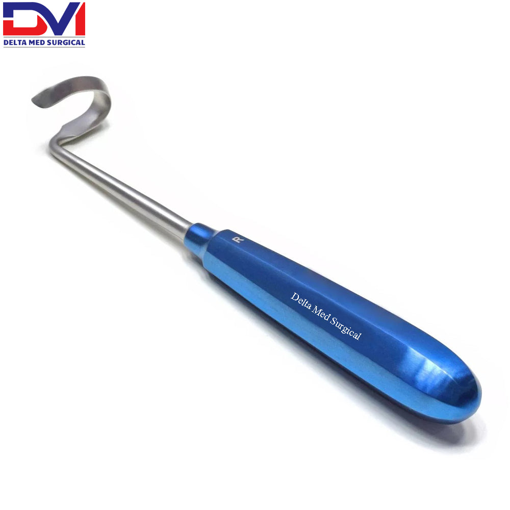 Doyen Rib Raspatory Left & Right Set of 2 Stainless Steel Titanium Blue Color