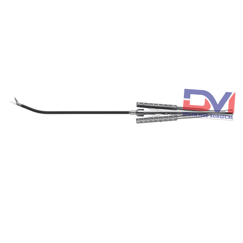 Ergo Handle Endoforehead A/M Scissors, 6″(15cm), Blade Str, Shaft Curved, L/R,