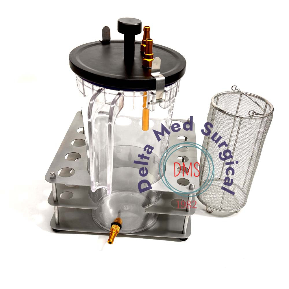 fat collection canister jar with stand liposuction