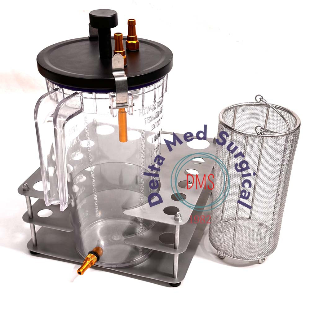 fat collection canister jar with stand liposuction